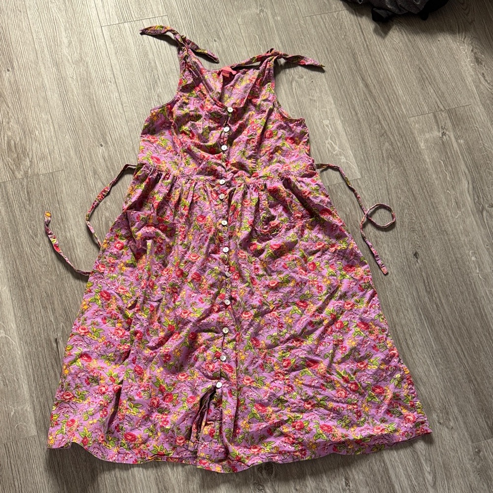 Floral Pink April Cornell Dress